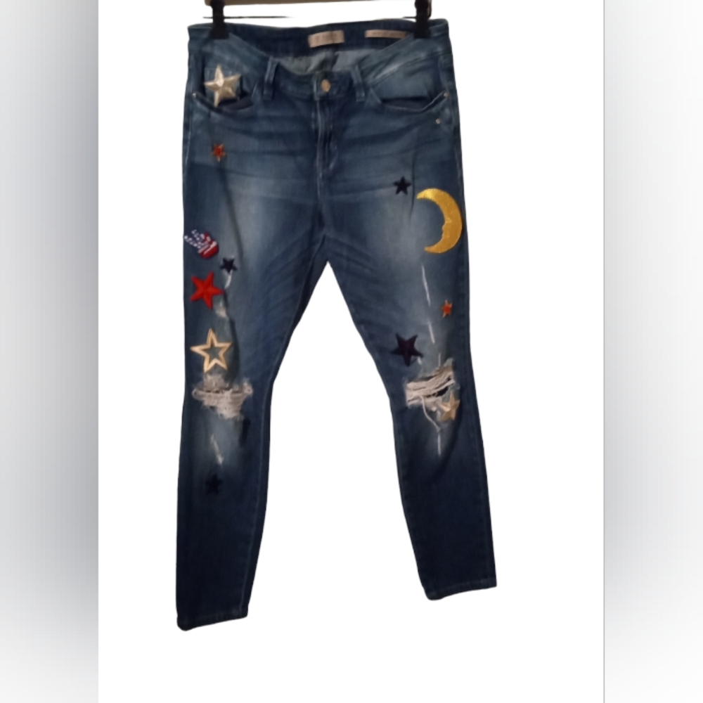 Guess Brittany Skinny Blue Denim Jeans Ladies Size 30